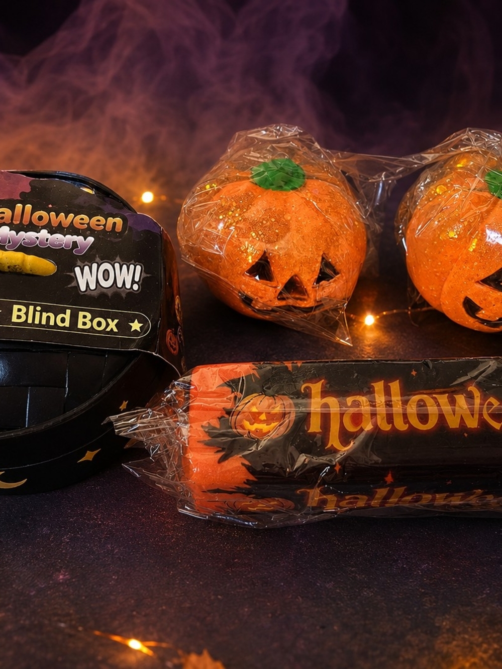 Halloween Mystery Blind Box and Pumpkin Decorations - Orange
